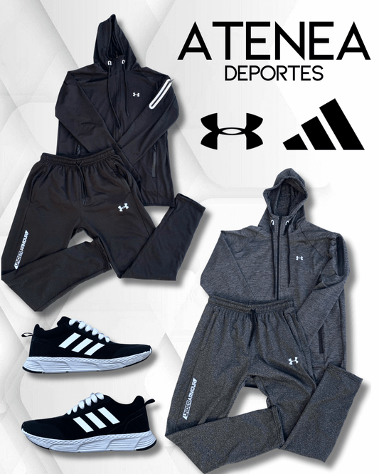 CONJUNTO UNDER ARMOUR + ADIDAS RACER DE REGALO 🎁