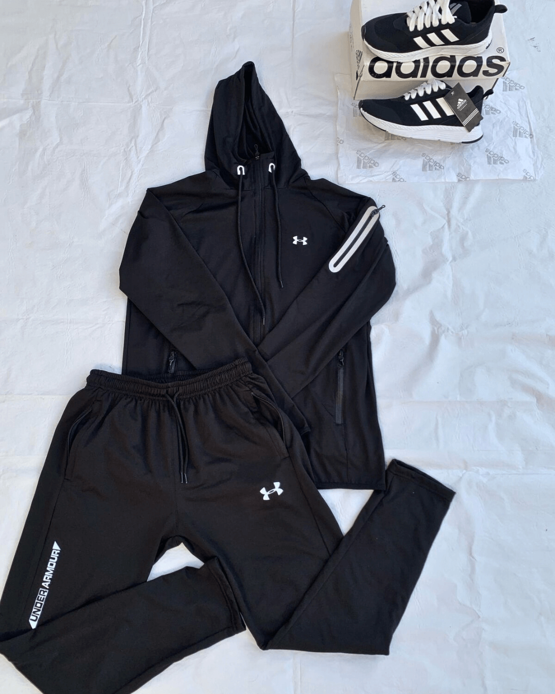 CONJUNTO UNDER ARMOUR + ADIDAS RACER DE REGALO 🎁