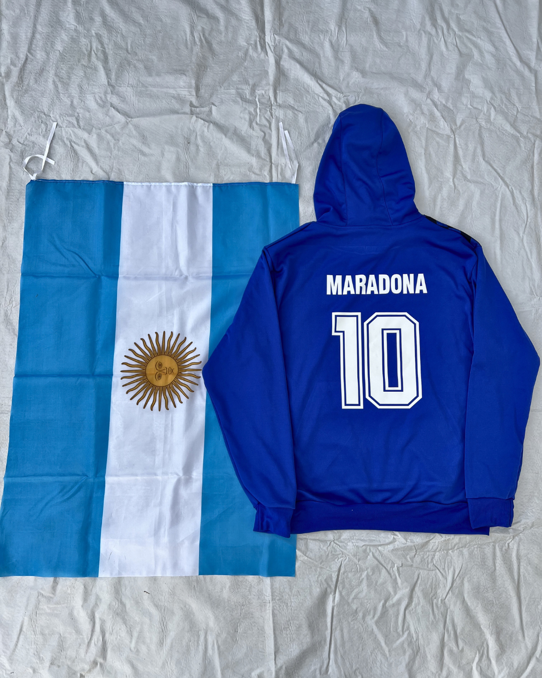 BUZO AFA 94 EDICIÓN ESPECIAL + BANDERA ARGENTINA DE REGALO