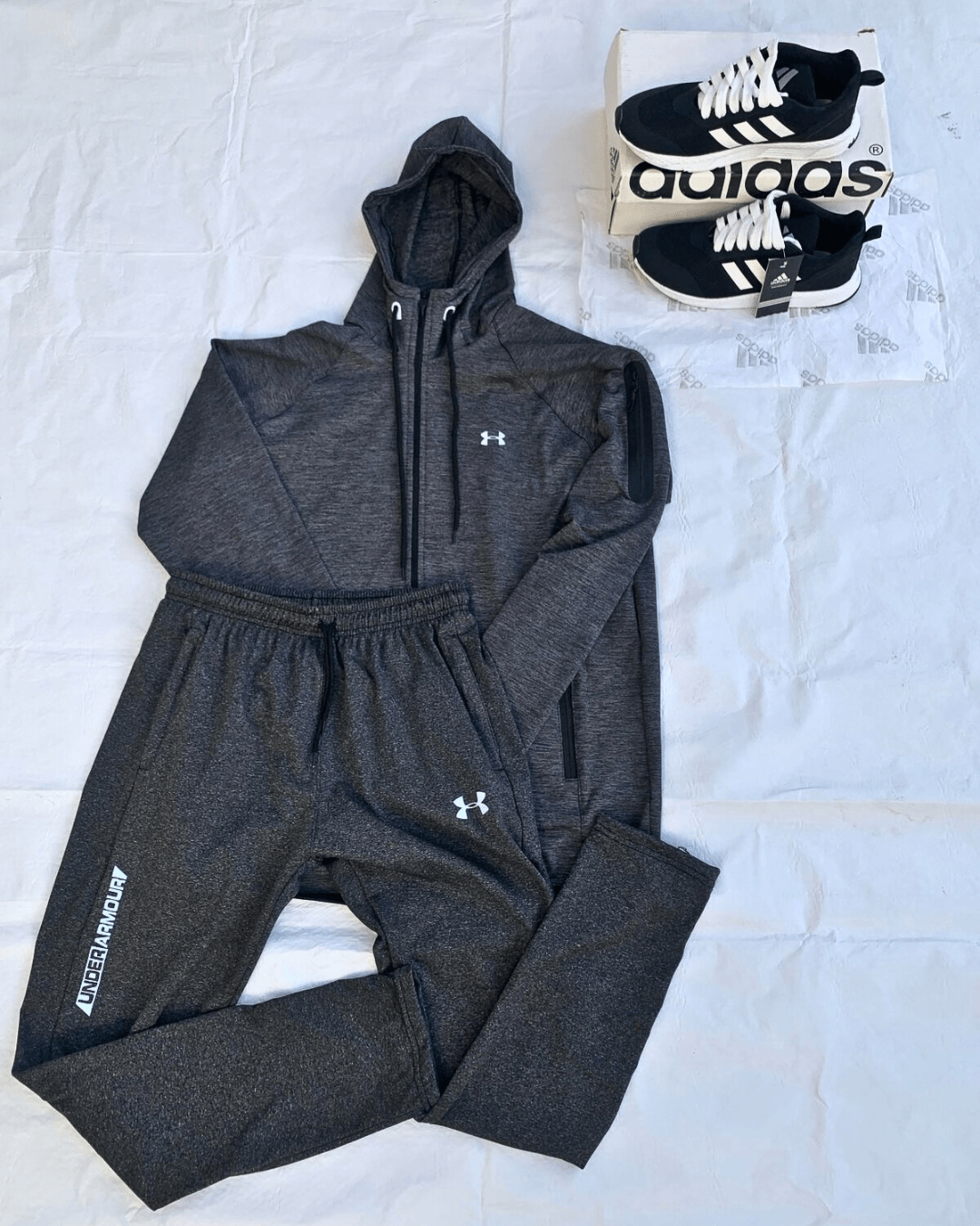 CONJUNTO UNDER ARMOUR + ADIDAS RACER DE REGALO 🎁